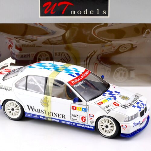 1:18 UT Models BMW 320i E36 Sedan STW 1997 Winkelhock #6 Warsteiner 39741