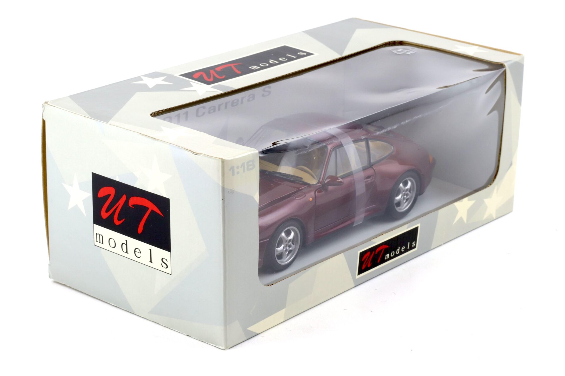 1:18 UT Models Porsche 911 (993) Carrera S Coupe metallic red 27827