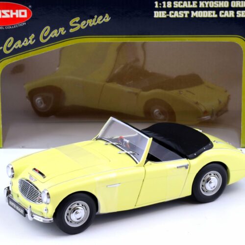 1:18 Kyosho Austin Healey 100 /6 Roadster Pale yellow 08144Y