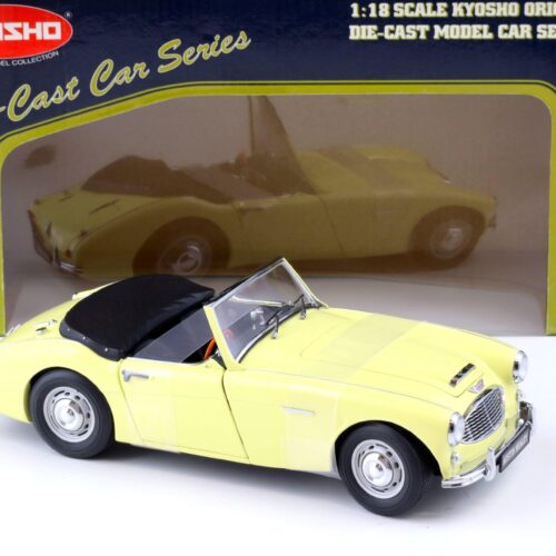 1:18 Kyosho Austin Healey 100 /6 Roadster Pale yellow 08144Y