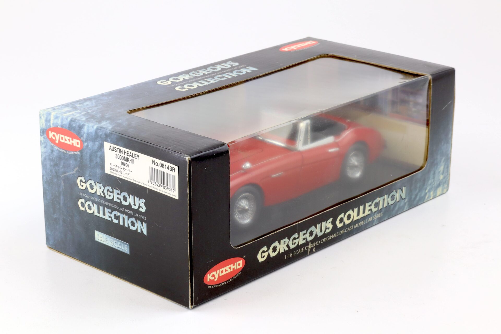 1:18 Kyosho Austin Healey 3000 MKIII Roadster with Top red 08143R