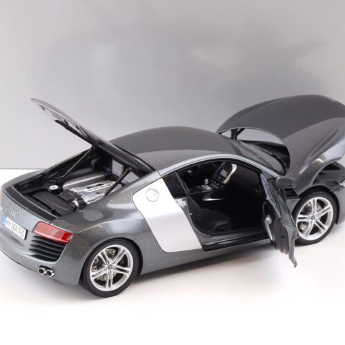 1:18 Kyosho Audi R8 4.2 FSI Quattro Coupe Daytona grey Audi Collection
