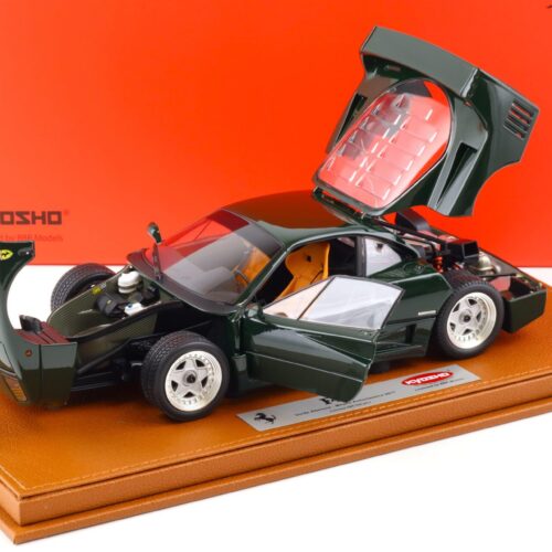 1:18 BBR Kyosho Ferrari F40 by GTO Motor Saronno Verde Abetone with Showcase - Limited 300 pcs.