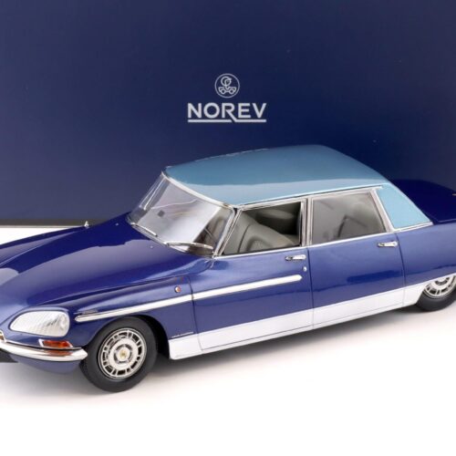 1:18 Norev Citroen DS 21 Lorraine 1969 dark & light blue - Limited 300 pcs.