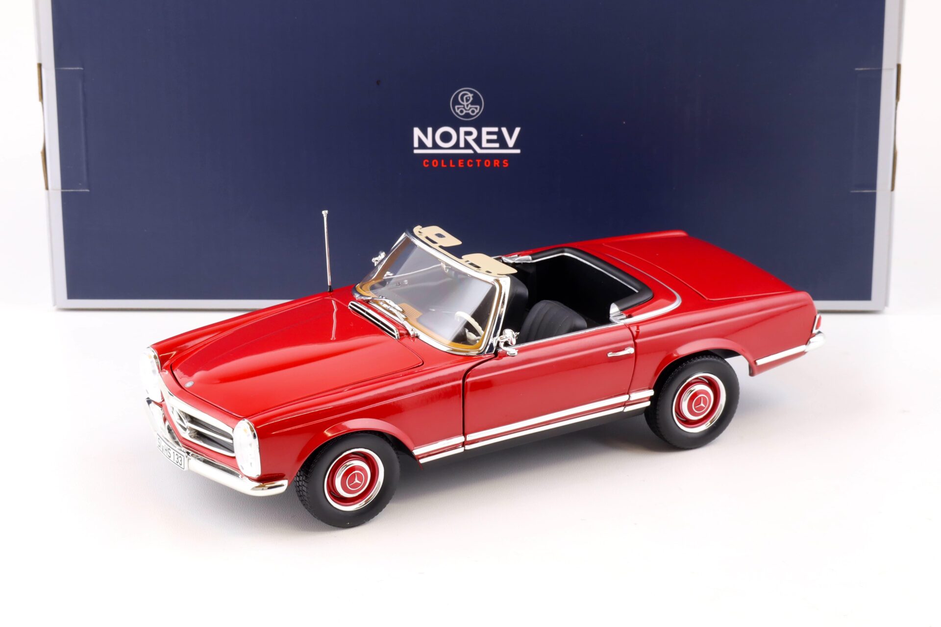 1:18 Norev Mercedes 280 SL Pagode (W113) Cabriolet 1969 red 183520