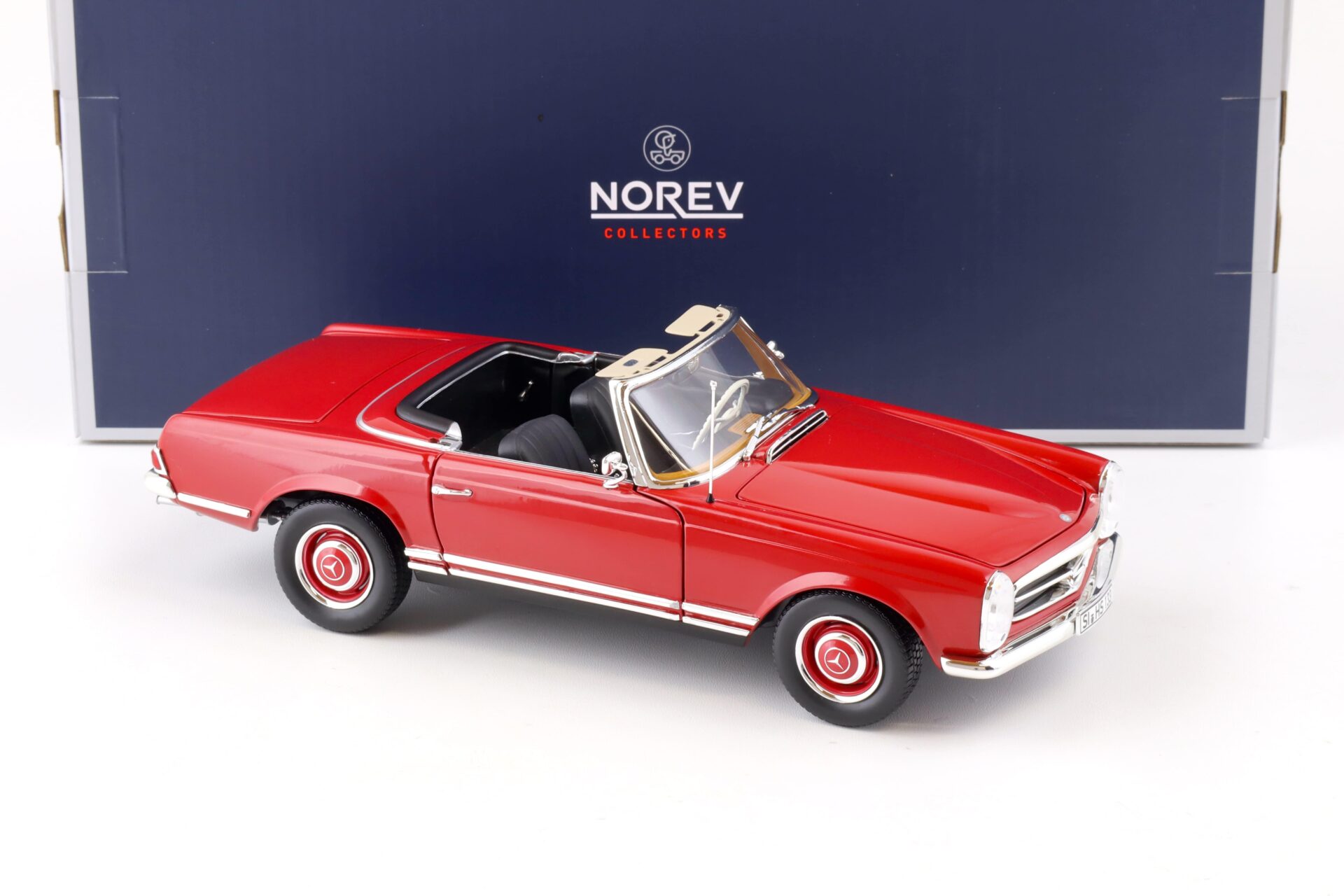 1:18 Norev Mercedes 280 SL Pagode (W113) Cabriolet 1969 red 183520