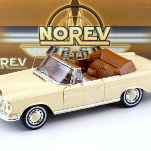1:18 Norev Mercedes 280 SE W111 Cabriolet 1969 beige 183523