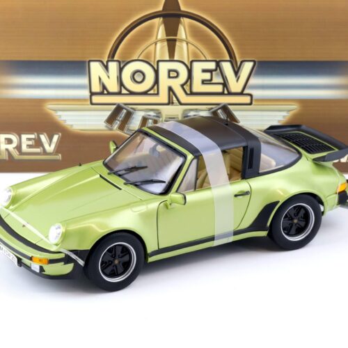 1:18 Norev Porsche 911 Turbo 3.3 Targa 1987 green metallic 187526