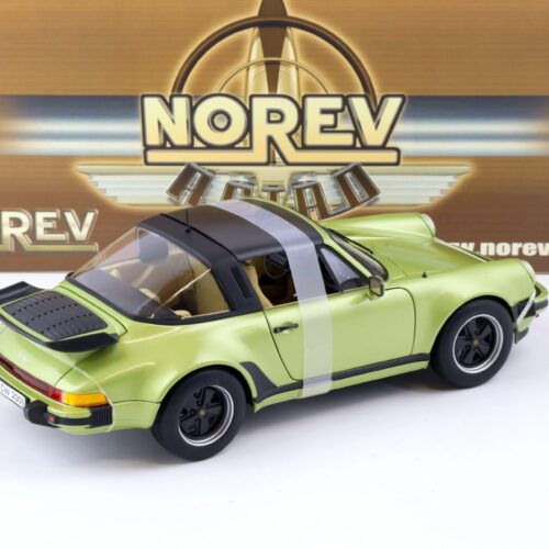 1:18 Norev Porsche 911 Turbo 3.3 Targa 1987 green metallic 187526