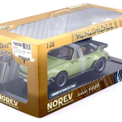 1:18 Norev Porsche 911 Turbo 3.3 Targa 1987 green metallic 187526