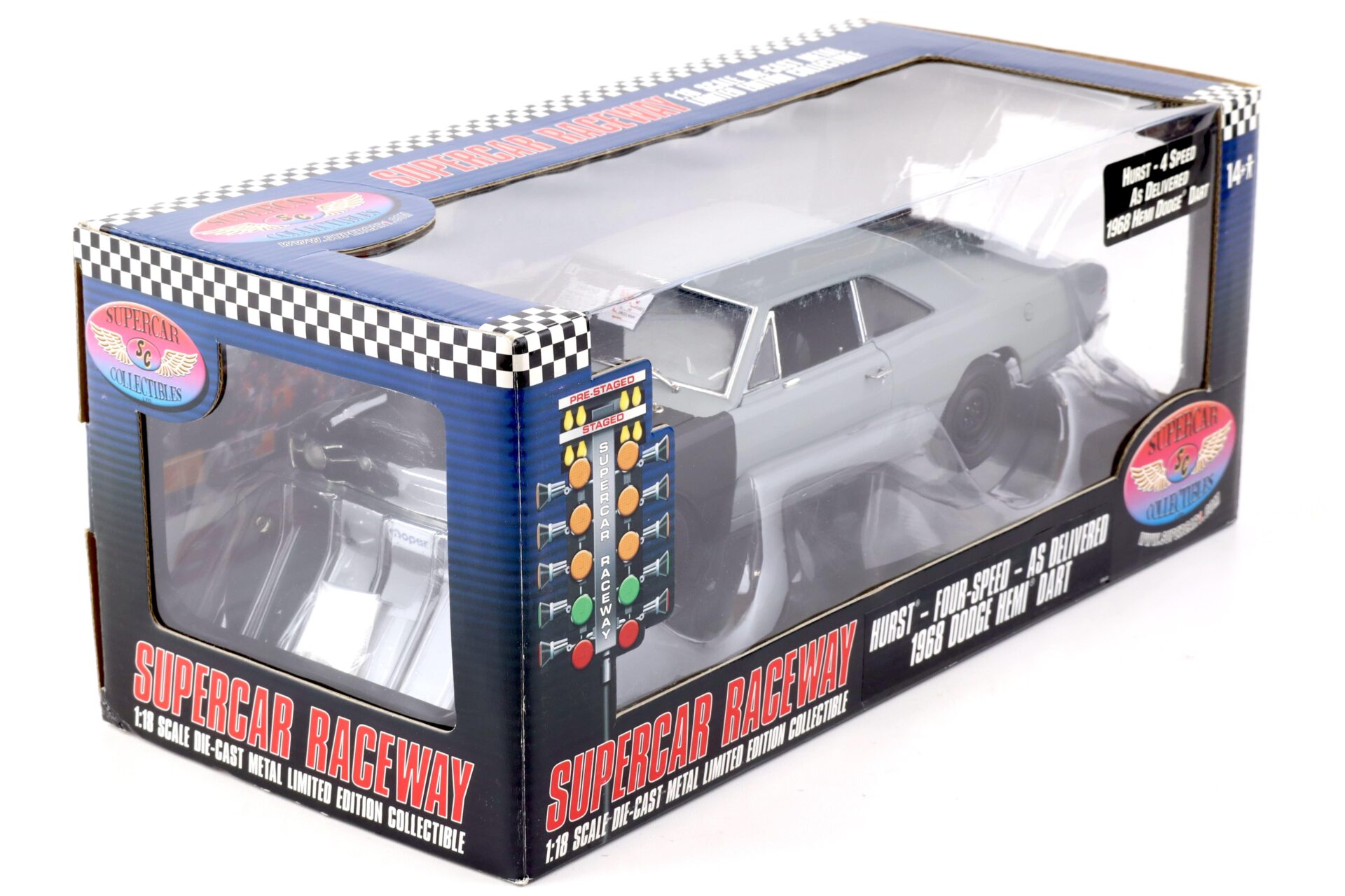 1:18 Highway61 Supercar 1968 Dodge Hemi Dart HURST Ford Speed as delivered 50640