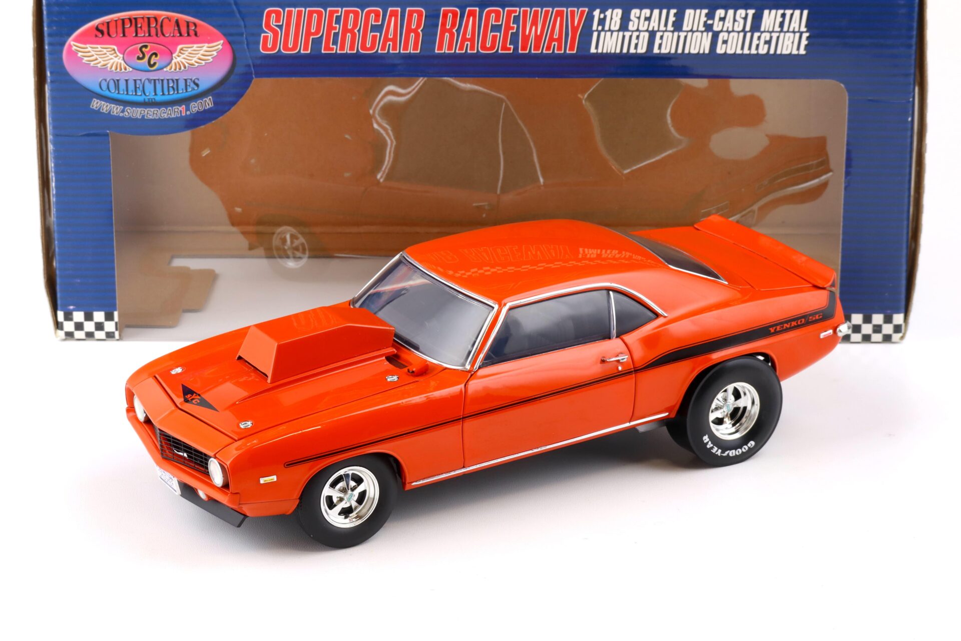 1:18 Highway61 Supercar 1969 Chevrolet Camaro Yenko 427 Superstreet 1 of 600 orange 50633