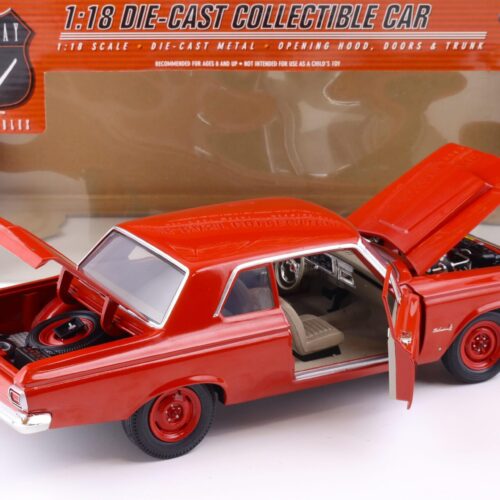 1:18 Highway61 Plymouth Belvedere II R01 - 1965 red 50595 - Image 4