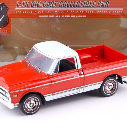 1:18 Highway61 Chevrolet Fleetside Pickup 1972 CST/10 red/ white 50559