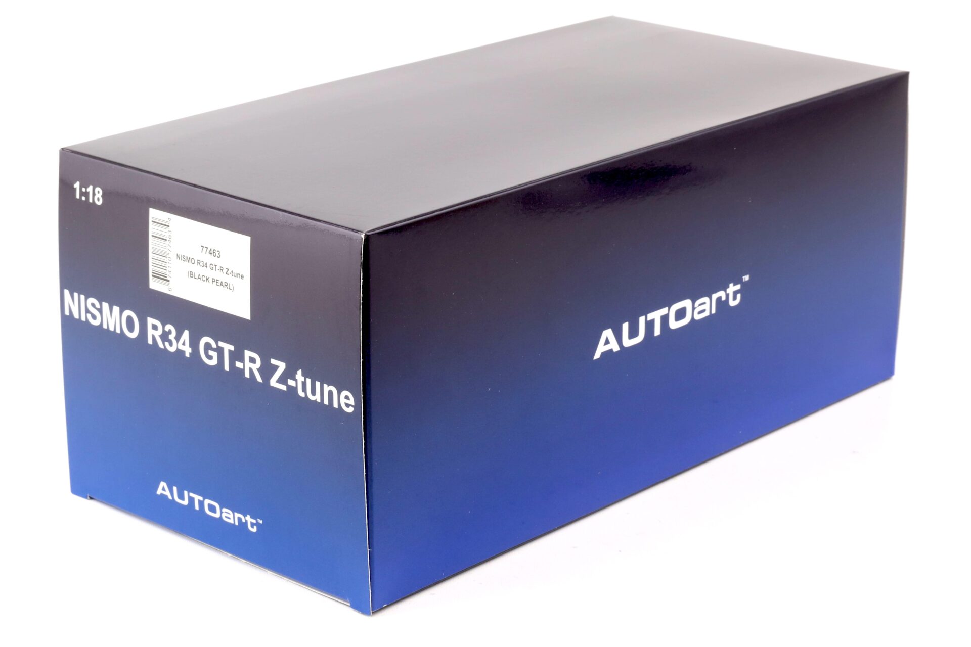 1:18 AUTOart Nissan Skyline GT-R (R34) Z-Tune 2005 black pearl 77463