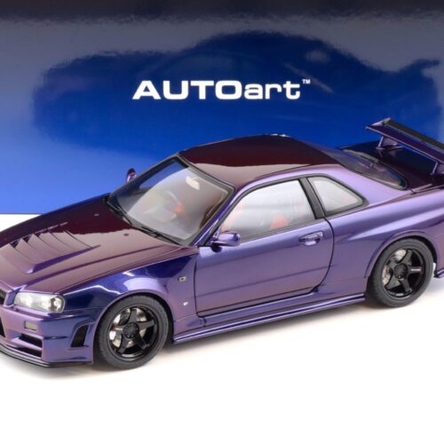 1:18 AUTOart Nissan Skyline GT-R (R34) Z-Tune 2005 Midnight purple III 77464