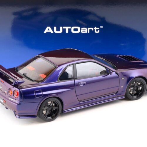 1:18 AUTOart Nissan Skyline GT-R (R34) Z-Tune 2005 Midnight purple III 77464