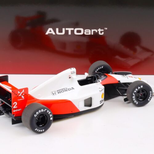 1:18 AUTOart McLAREN Honda MP4/6 Japanese GP 1991 G.Berger #2 white 89152