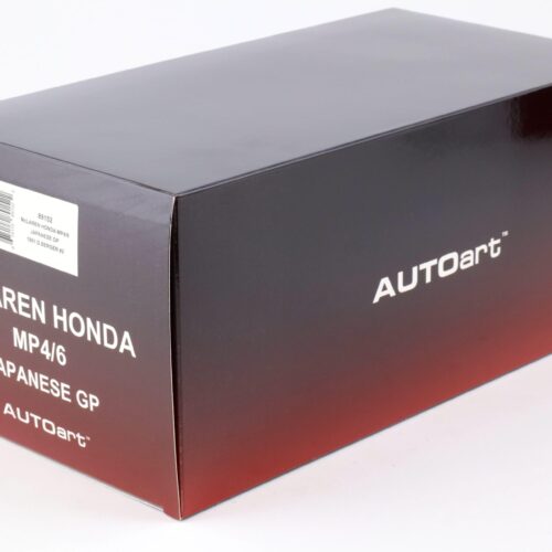 1:18 AUTOart McLAREN Honda MP4/6 Japanese GP 1991 G.Berger #2 white 89152