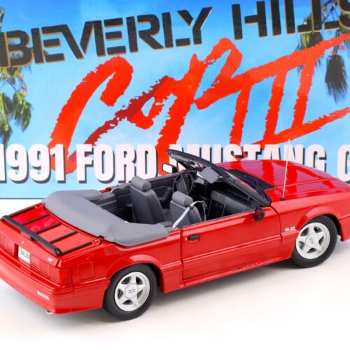 1:18 GMP 1991 Ford Mustang GT Convertible red Beverly Hills Cop III Axel Foley 18998
