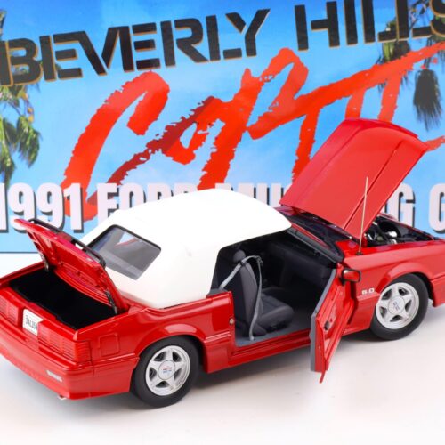 1:18 GMP 1991 Ford Mustang GT Convertible red Beverly Hills Cop III Axel Foley 18998