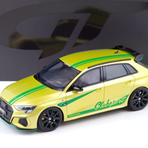 1:18 GT Spirit GT891 Audi S3 MTM Clubsport yellow metallic/ green accents 2022