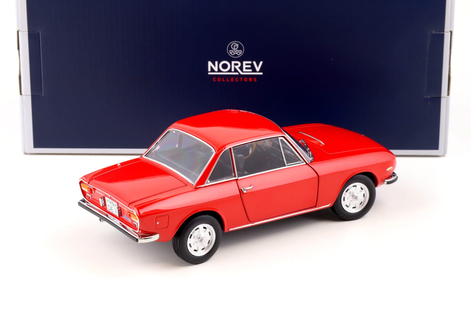 1:18 Norev Lancia Fulvia 1600 HF Lusso 1971 red - Limited Edition 1000 pcs.