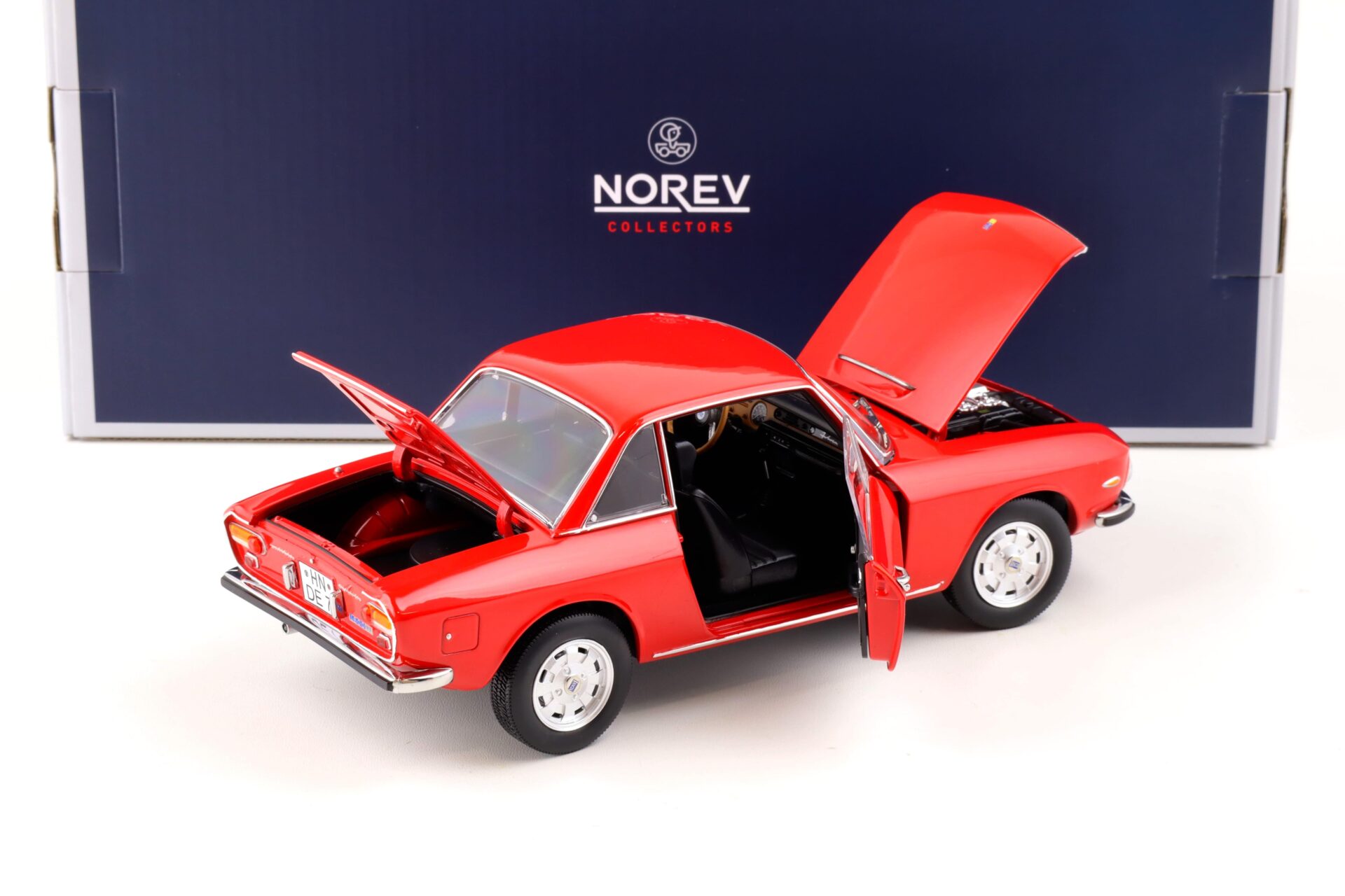 1:18 Norev Lancia Fulvia 1600 HF Lusso 1971 red - Limited Edition 1000 pcs.
