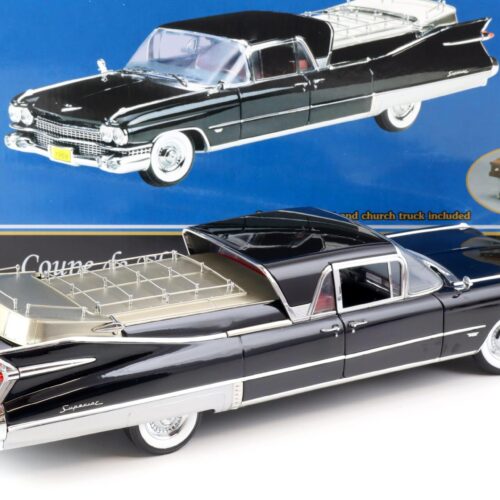 1:18 Sunset Coach Precision 1959 Cadillac Superior HEARSE Coupe de Fleur black - Image 3