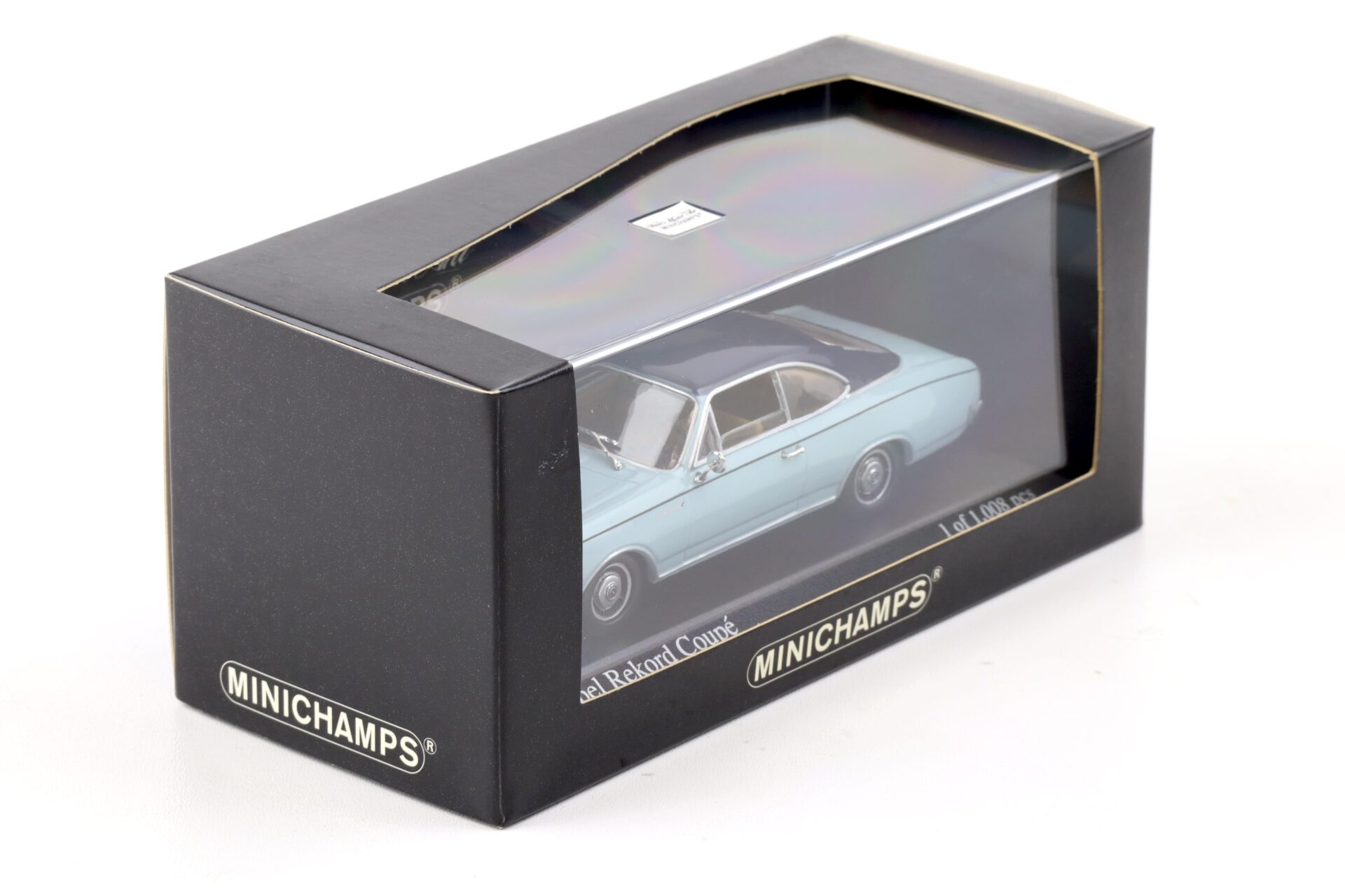 1:43 Minichamps Opel Rekord C Coupe 1966 Horizont blue
