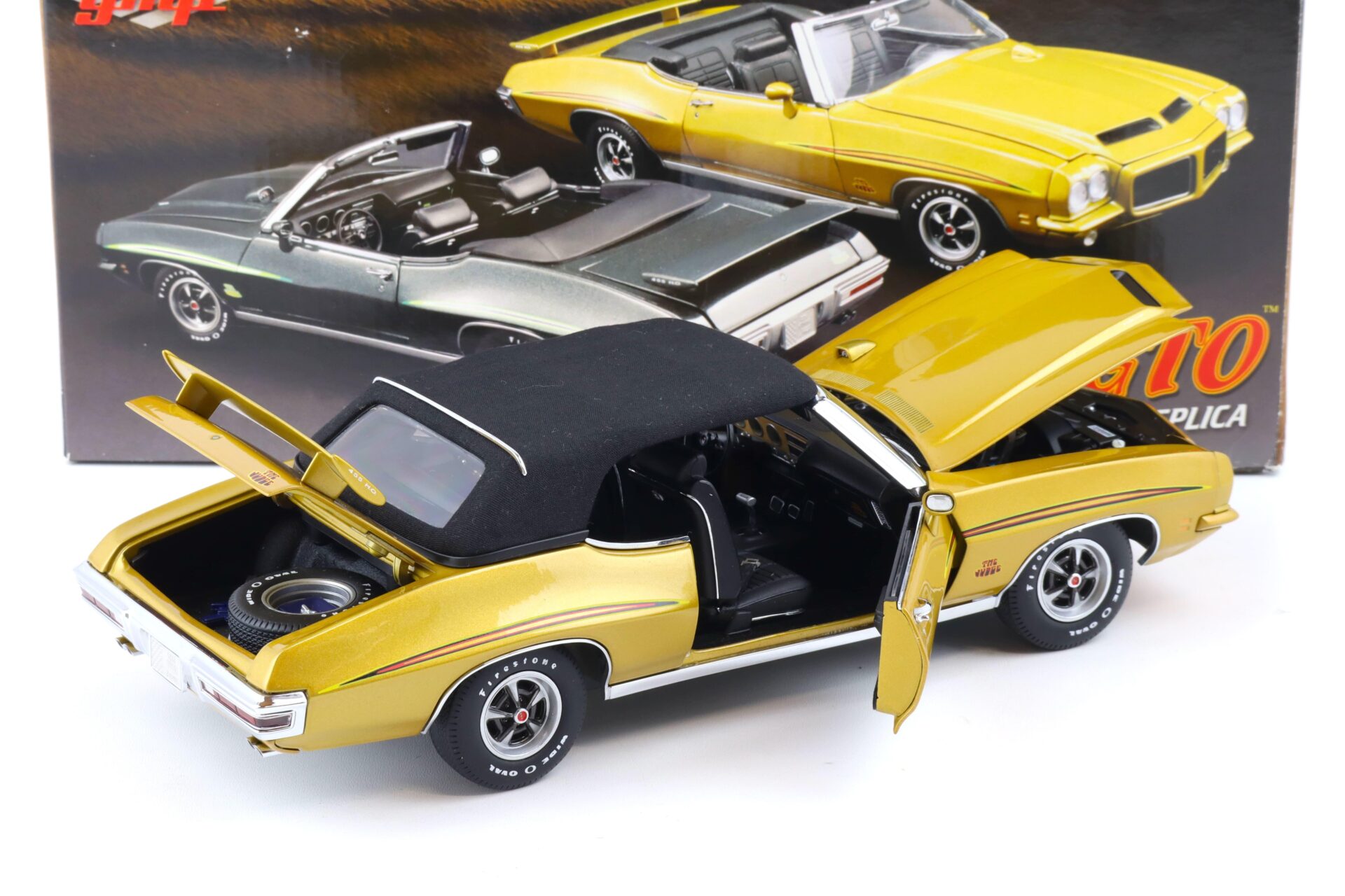 1:18 GMP 1971 Pontiac GTO Convertible The Judge gold metallic G1801222