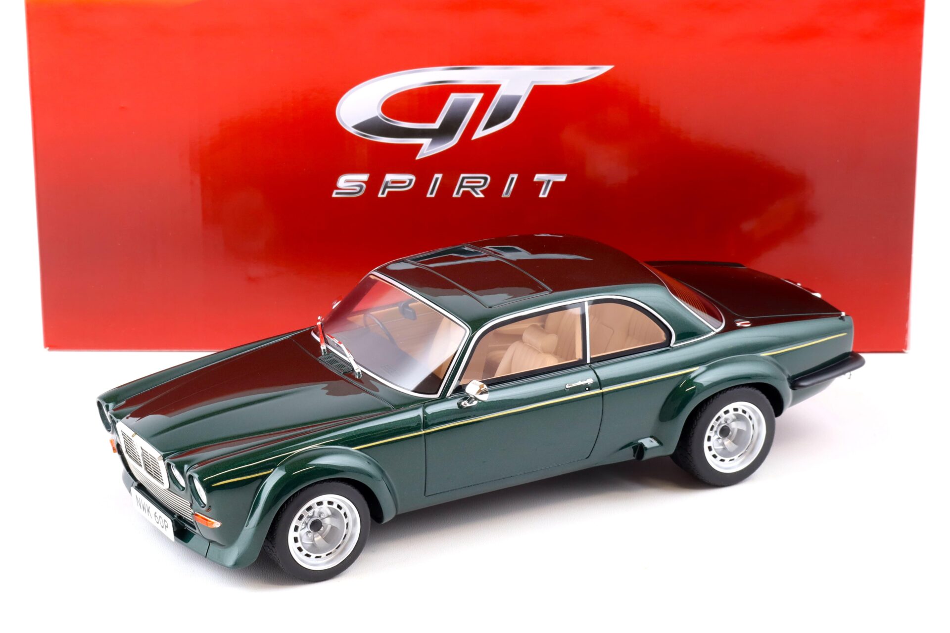 1:18 GT Spirit GT135 Jaguar XJ12 Coupe BROADSPEED 1970 - THE NEW AVENGERS green