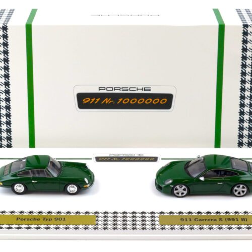 1:43 Spark Porsche 911 (991.II) + Porsche 901 SET 911 Nr. 1000000 Limited WAX DEALER