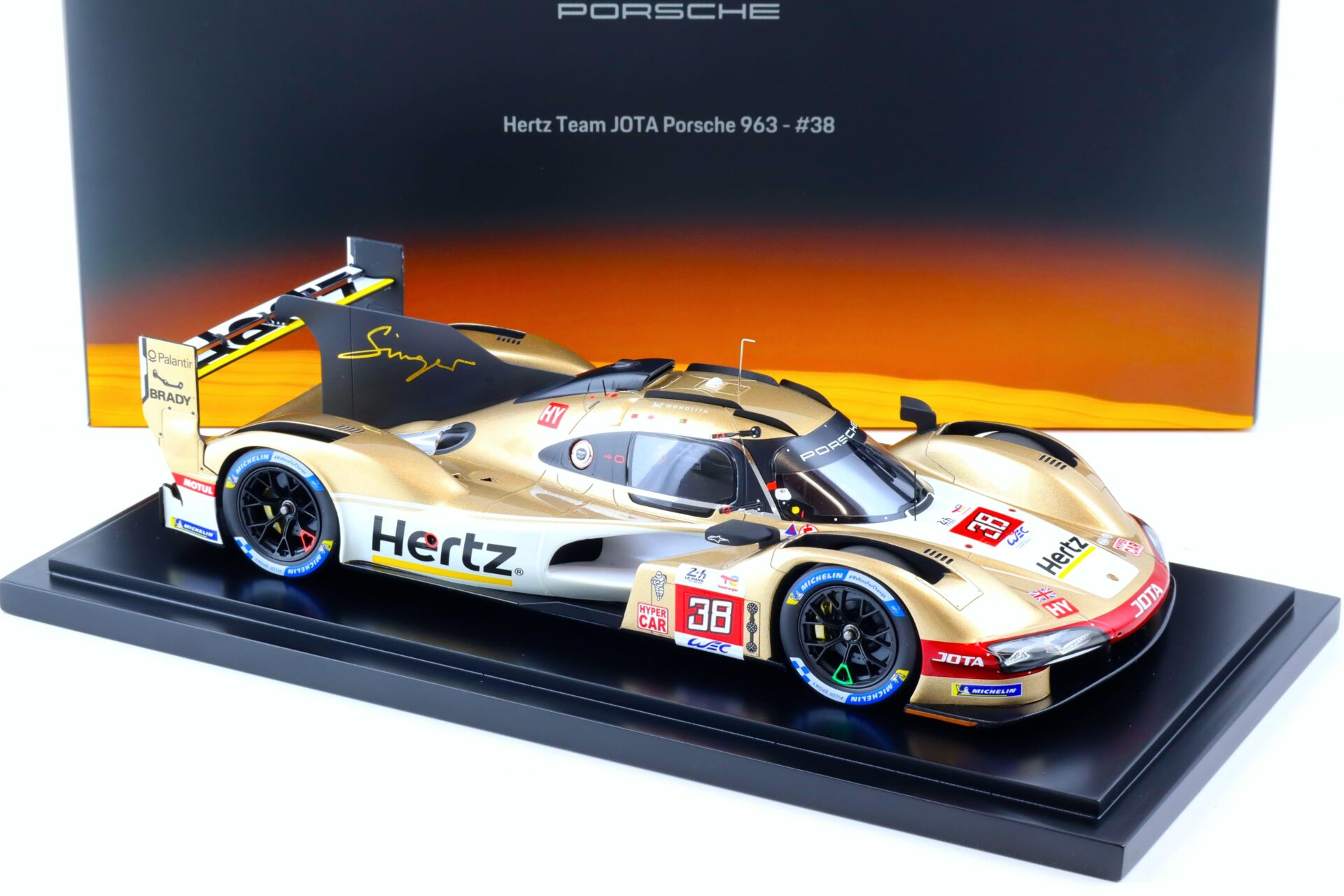 1:18 Spark Hertz Team JOTA Porsche 963 Le Mans 2023 Da Costa/Stevens #38 WAP DEALER