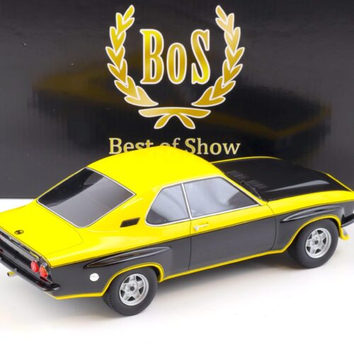 1:18 BOS-Models Opel Manta TE 2800 Coupe yellow/ black BOS068