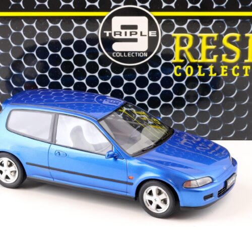 1:18 Triple9 Resin Honda Civic EG6 VTi Hatchback 1993 blue metallic
