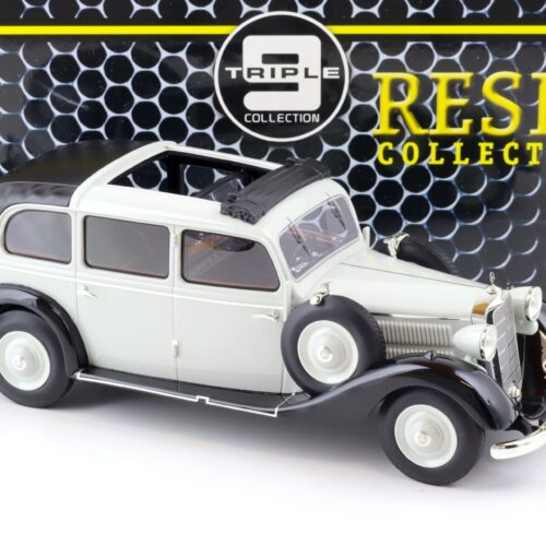 1:18 Triple9 Resin Mercedes 260D Pullman Landaulet 1936 closed back grey/ black
