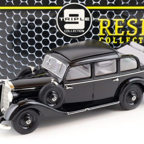 1:18 Triple9 Resin Mercedes 260D Pullman Landaulet 1936 open rear roof black