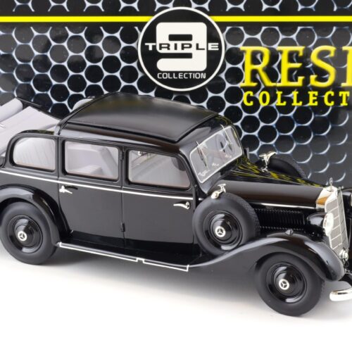 1:18 Triple9 Resin Mercedes 260D Pullman Landaulet 1936 open rear roof black