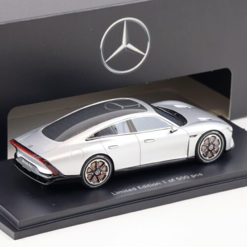 1:43 AutoCult Mercedes Vision EQXX Showcar silver Limited 500 DEALER VERSION