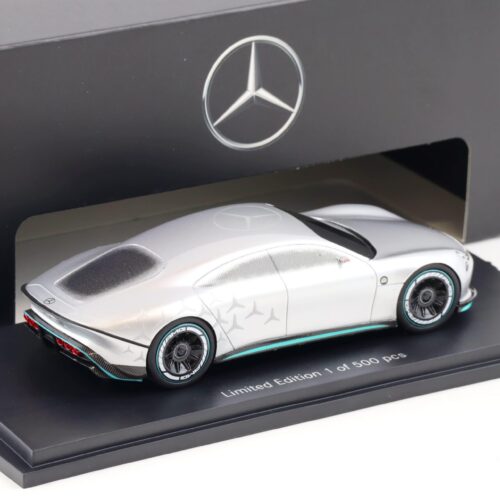 1:43 AutoCult Mercedes Showcar Vision AMG silver Limited 500 DEALER VERSION