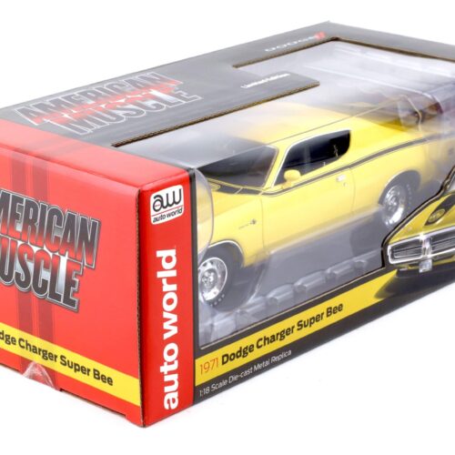 1:18 Auto World 1971 Dodge Charger Super Bee Fy1 Top Banana yellow