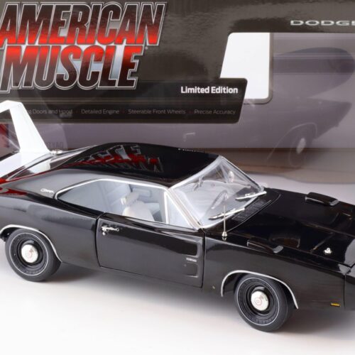 1:18 Auto World 1969 Dodge Charger Daytona Hemi X9 black/ white