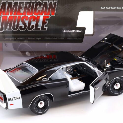 1:18 Auto World 1969 Dodge Charger Daytona Hemi X9 black/ white