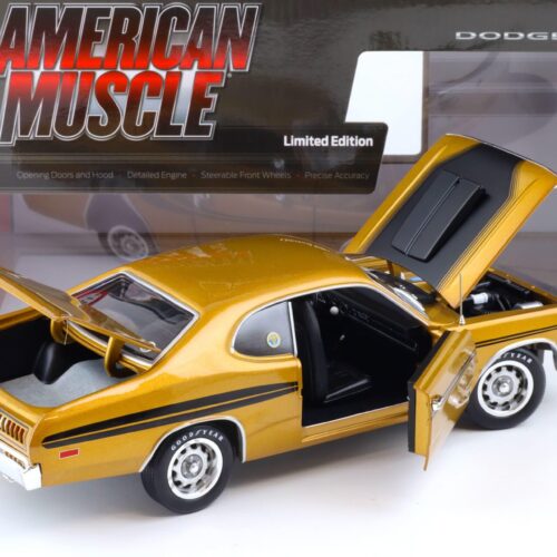 1:18 Auto World 1972 Dodge Demon GSS Supercharged Mr. Norm GY8 gold metallic