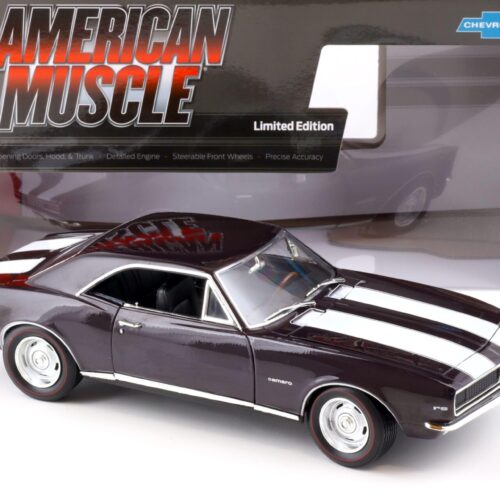 1:18 Auto World 1967 Chevrolet Camaro Z/28 RS Coupe MCACN Royal Plum