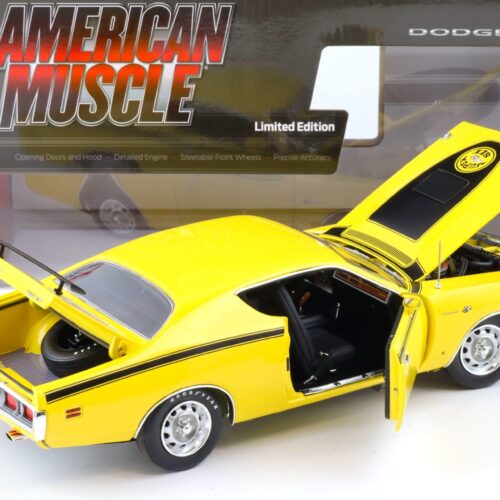 1:18 Auto World 1971 Dodge Charger Super Bee Fy1 Top Banana yellow