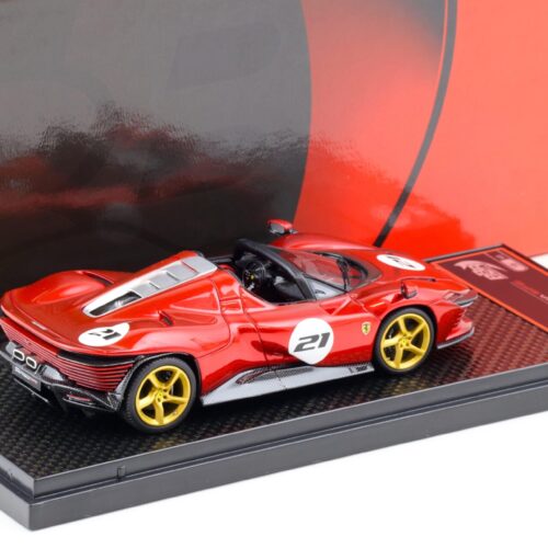 1:43 BBR Ferrari SP3 Daytona Series Icona Rosso Magma red #21 - Limited 48 pcs. - Image 2