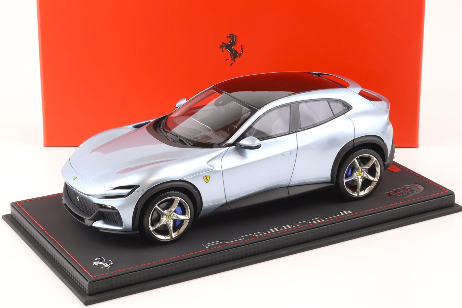 1:18 BBR Ferrari Purosangue Grigio Alloy/ blue brakes - Limited 50 pcs.