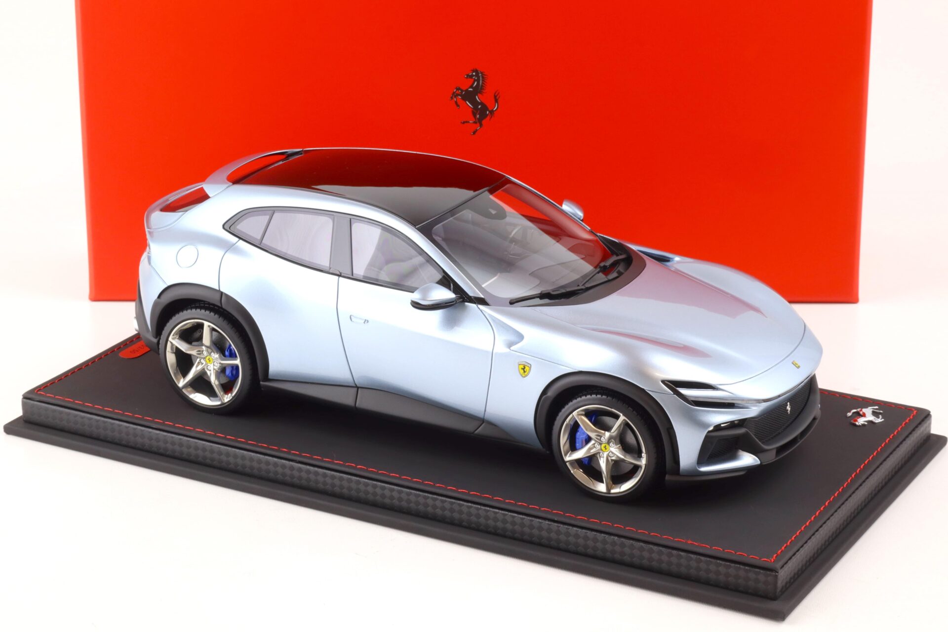 1:18 BBR Ferrari Purosangue Grigio Alloy/ blue brakes - Limited 50 pcs.